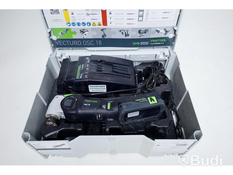 FESTOOL multiverktyg Vecturo OSC 18 Li 3, 1 E-Compact